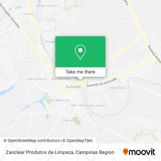 Zanclear Produtos de Limpeza map