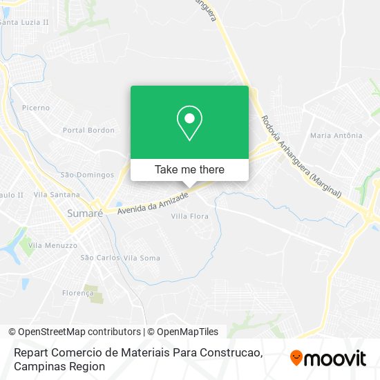 Repart Comercio de Materiais Para Construcao map