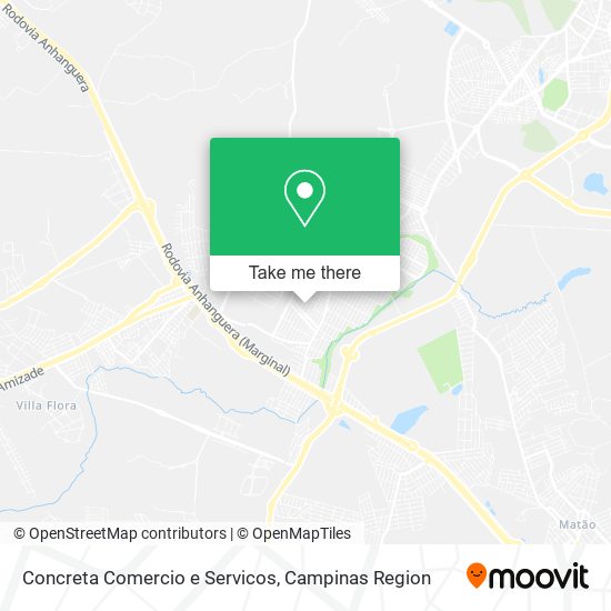 Concreta Comercio e Servicos map
