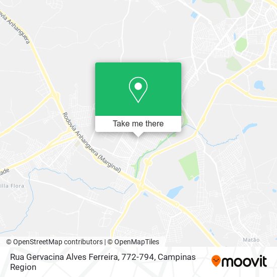 Mapa Rua Gervacina Alves Ferreira, 772-794