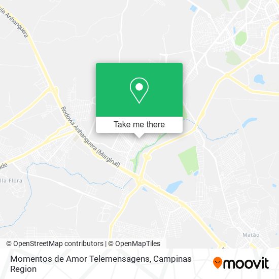 Momentos de Amor Telemensagens map