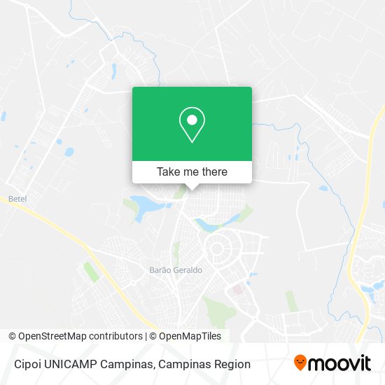 Cipoi UNICAMP Campinas map