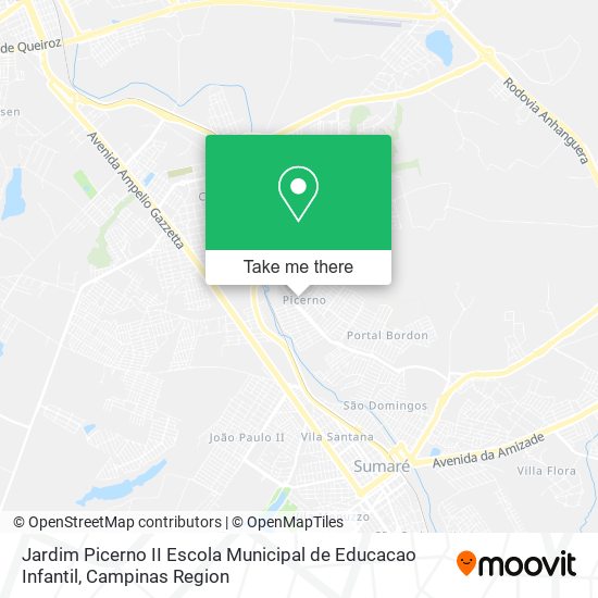 Jardim Picerno II Escola Municipal de Educacao Infantil map