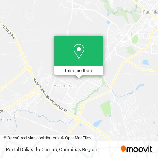 Portal Dalias do Campo map