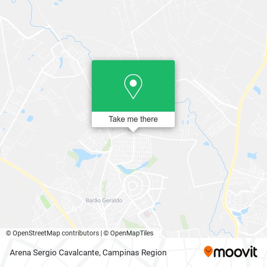 Mapa Arena Sergio Cavalcante