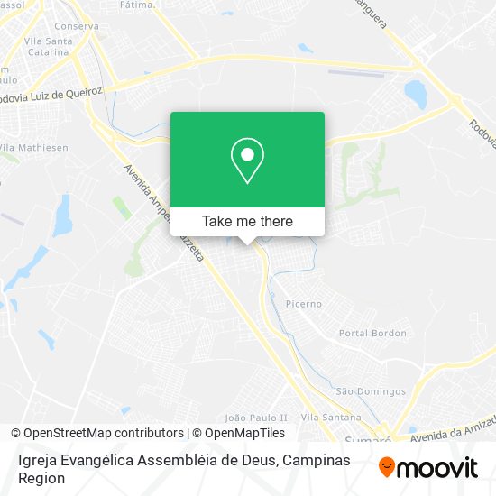 Igreja Evangélica Assembléia de Deus map