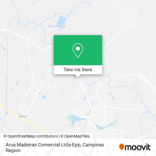 Mapa Arua Madeiras Comercial Ltda-Epp