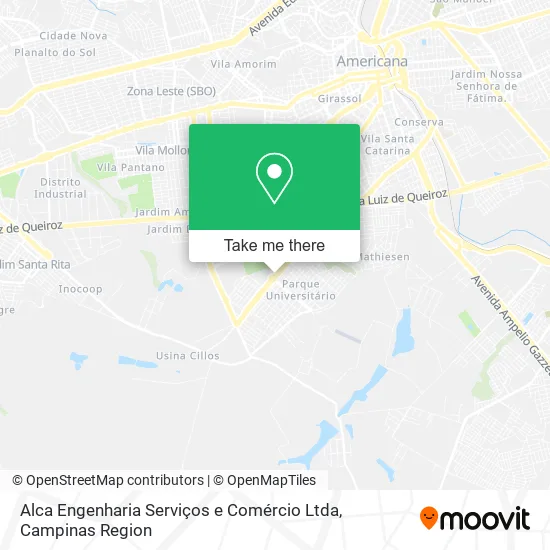 Alca Engenharia Serviços e Comércio Ltda map