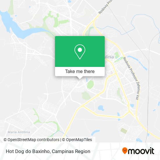 Hot Dog do Baxinho map