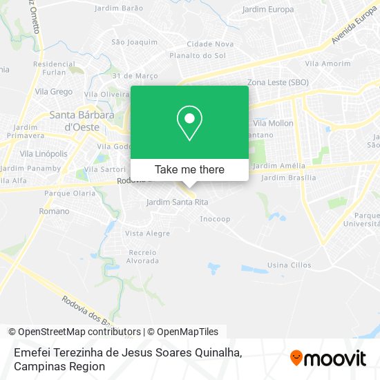 Emefei Terezinha de Jesus Soares Quinalha map