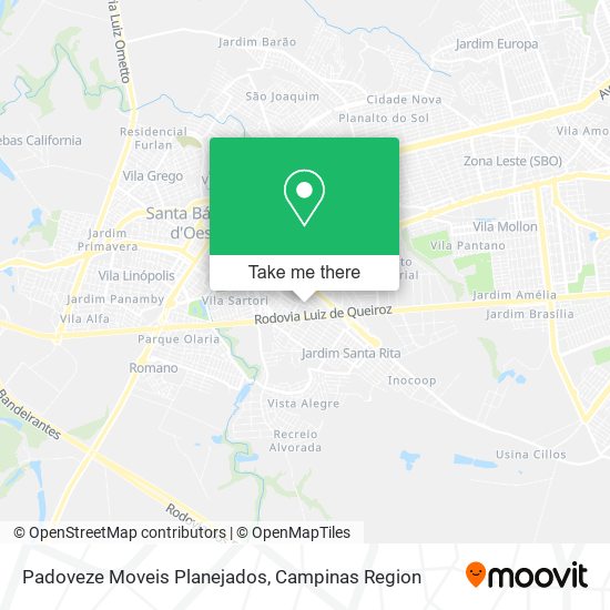 Padoveze Moveis Planejados map