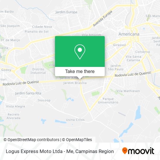 Logus Express Moto Ltda - Me map