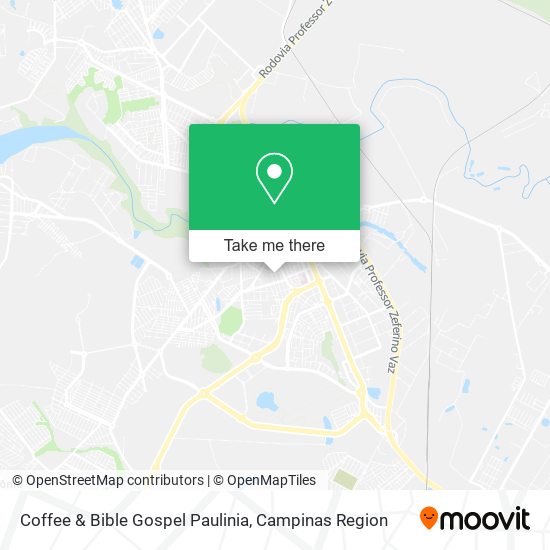 Coffee & Bible Gospel Paulinia map