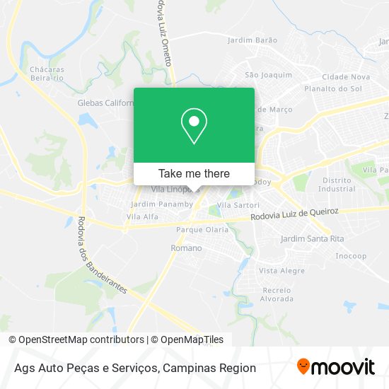 Ags Auto Peças e Serviços map