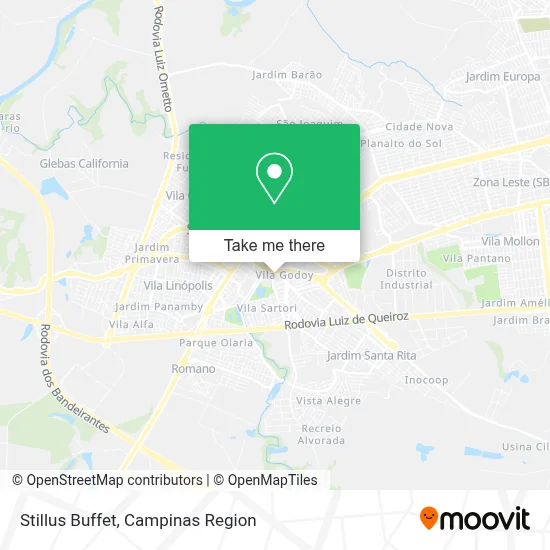 Stillus Buffet map