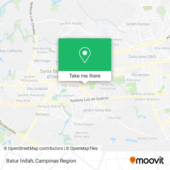 Batur Indah map