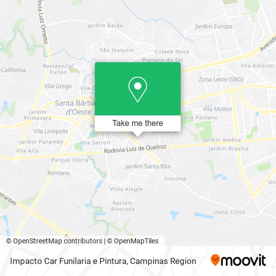 Impacto Car Funilaria e Pintura map