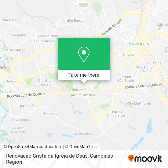 Renovacao Crista da Igreja de Deus map