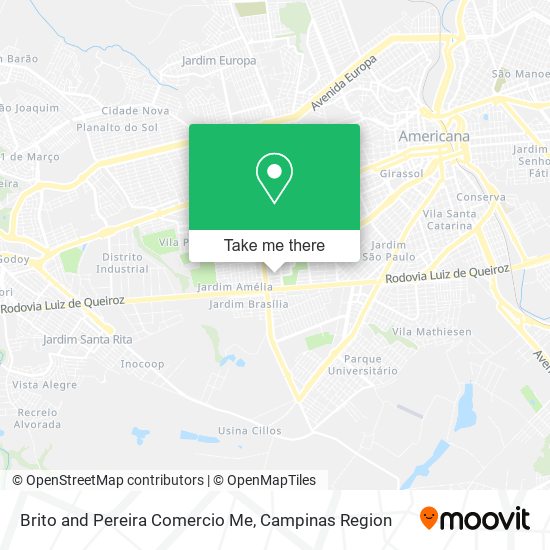 Brito and Pereira Comercio Me map