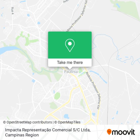 Impacta Representação Comercial S / C Ltda map