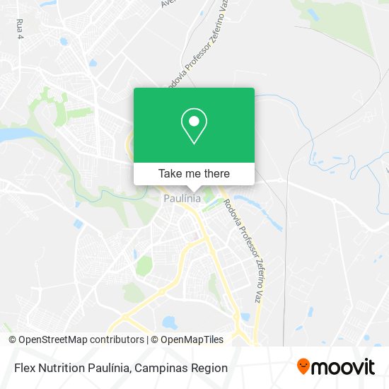 Flex Nutrition Paulínia map