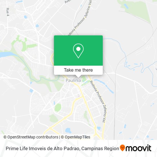 Mapa Prime Life Imoveis de Alto Padrao