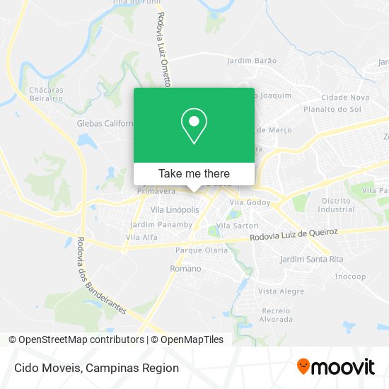 Cido Moveis map