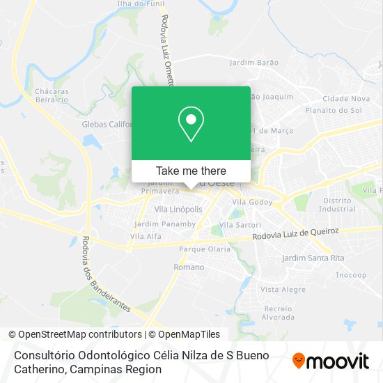 Consultório Odontológico Célia Nilza de S Bueno Catherino map