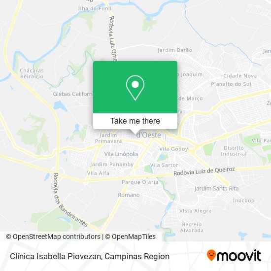 Clínica Isabella Piovezan map