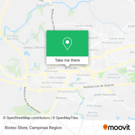 Biotec Store map