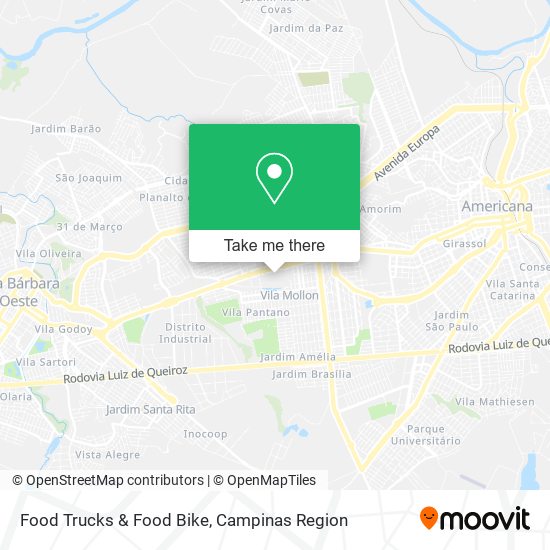 Food Trucks & Food Bike map