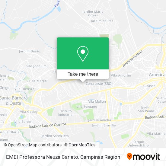 EMEI Professora Neuza Carleto map