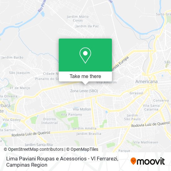 Lima Paviani Roupas e Acessorios - Vl Ferrarezi map