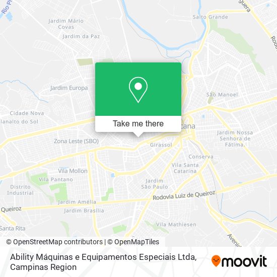 Ability Máquinas e Equipamentos Especiais Ltda map