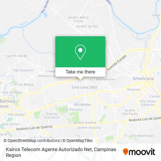 Kairos Telecom Agente Autorizado Net map