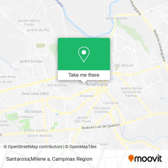 Santarosa,Milene a map