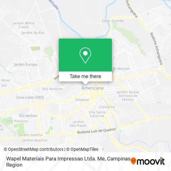 Mapa Wapel Materiais Para Impressao Ltda. Me