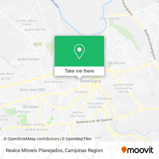 Realce Móveis Planejados map