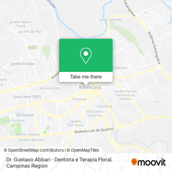 Dr. Gustavo Abbari - Dentista e Terapia Floral map