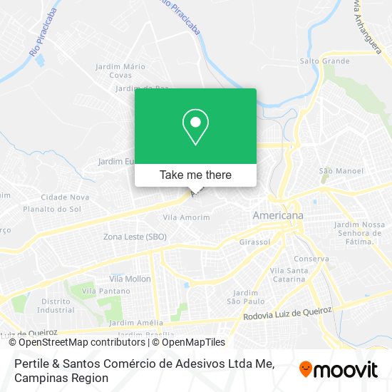 Pertile & Santos Comércio de Adesivos Ltda Me map