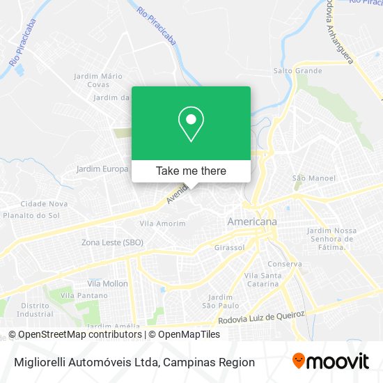 Migliorelli Automóveis Ltda map
