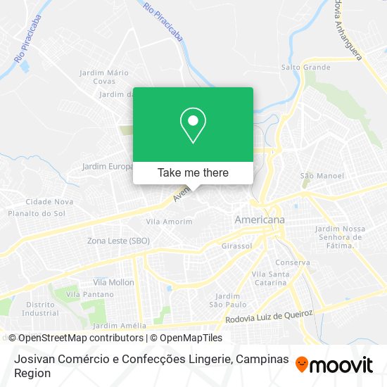 Josivan Comércio e Confecções Lingerie map
