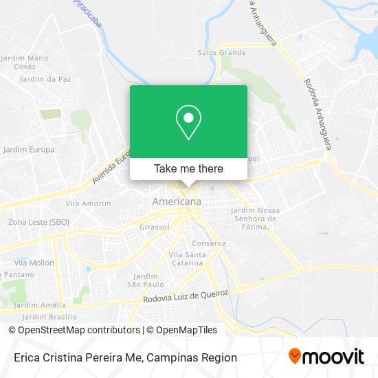 Erica Cristina Pereira Me map