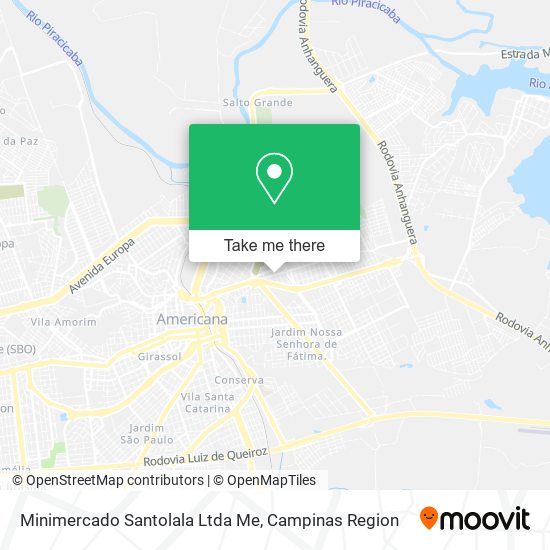 Minimercado Santolala Ltda Me map