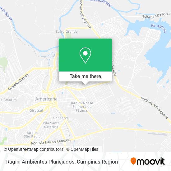 Rugini Ambientes Planejados map
