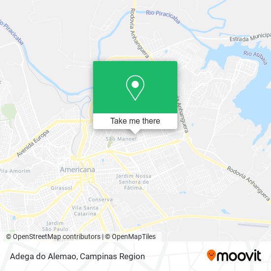 Adega do Alemao map