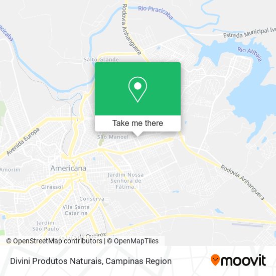 Divini Produtos Naturais map