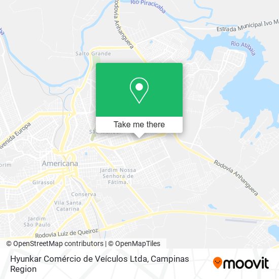 Hyunkar Comércio de Veículos Ltda map