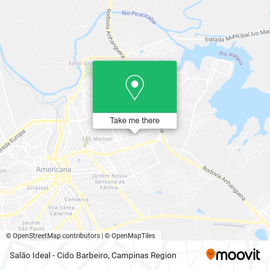 Salão Ideal - Cido Barbeiro map