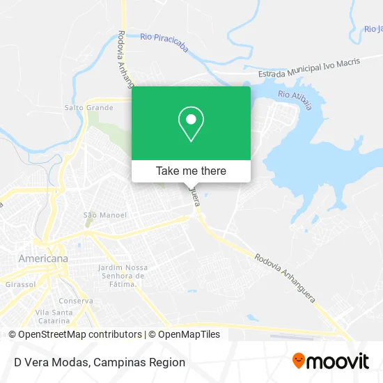 D Vera Modas map